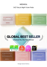 MEDIHEAL original 24/7 toner-pad range award history