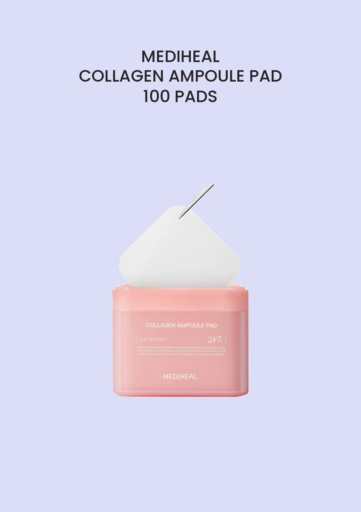 MEDIHEAL original 24/7 Collagen Ampoule Pad, 100 pads, COCOMO main image