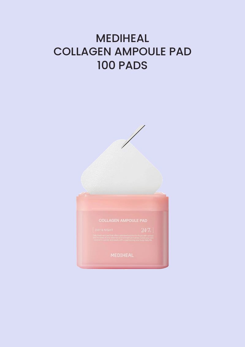 MEDIHEAL original 24/7 Collagen Ampoule Pad, 100 pads, COCOMO main image