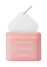 Original MEDIHEAL Collagen Ampoule Pad 24/7 Day & Night packaging, 100 pads