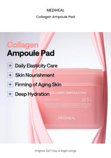 MEDIHEAL Collagen Ampoule Pad original identity information