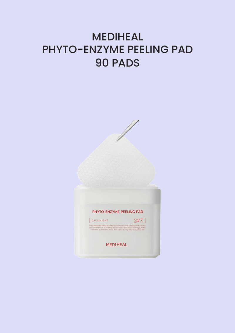 MEDIHEAL original 24/7 Phyto-Enzyme Peeling Pad, 90 pads, COCOMO main image