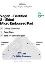 MEDIHEAL Phyto-Enzyme Peeling Pad original fabric information
