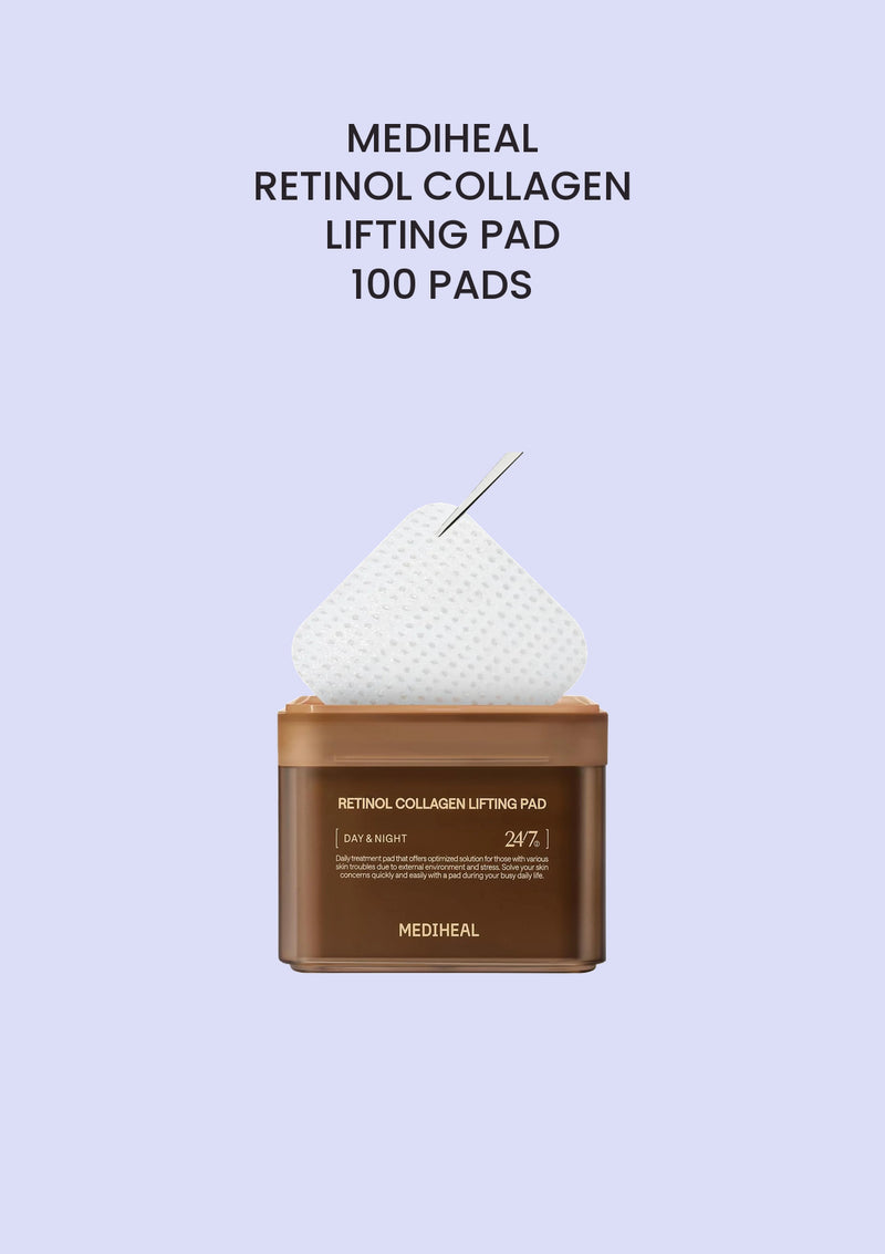 MEDIHEAL original 24/7 Retinol Collagen Lifting Pad, 100 pads, COCOMO main image