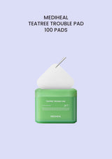 MEDIHEAL original 24/7 Teatree Trouble Pad, 100 pads, COCOMO main image