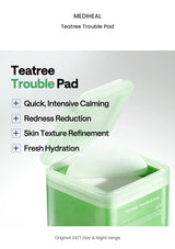 MEDIHEAL Teatree Trouble Pad original identity information