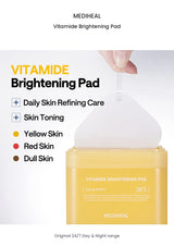 MEDIHEAL Vitamide Brightening Pad original identity information