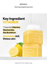 MEDIHEAL Vitamide Brightening Pad original ingredients information