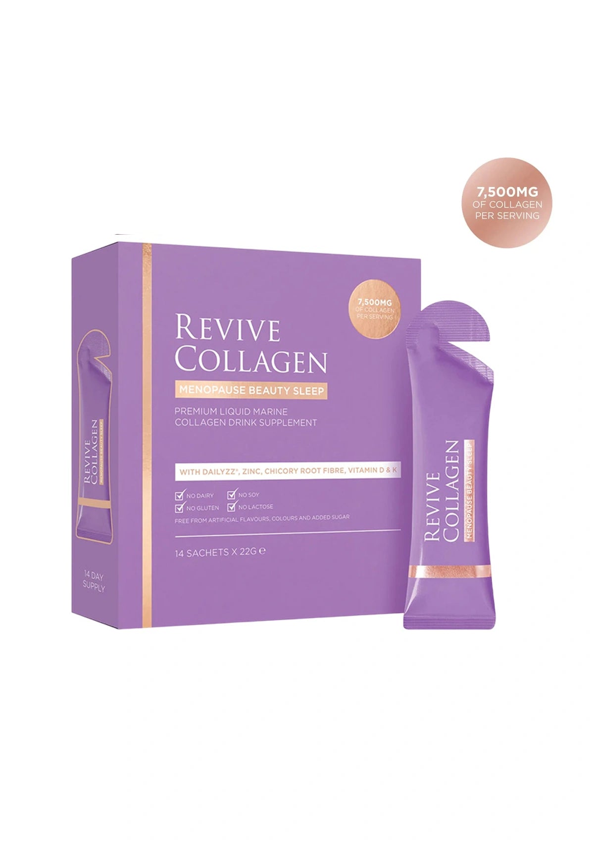 Revive Collagen supplement package on a white background