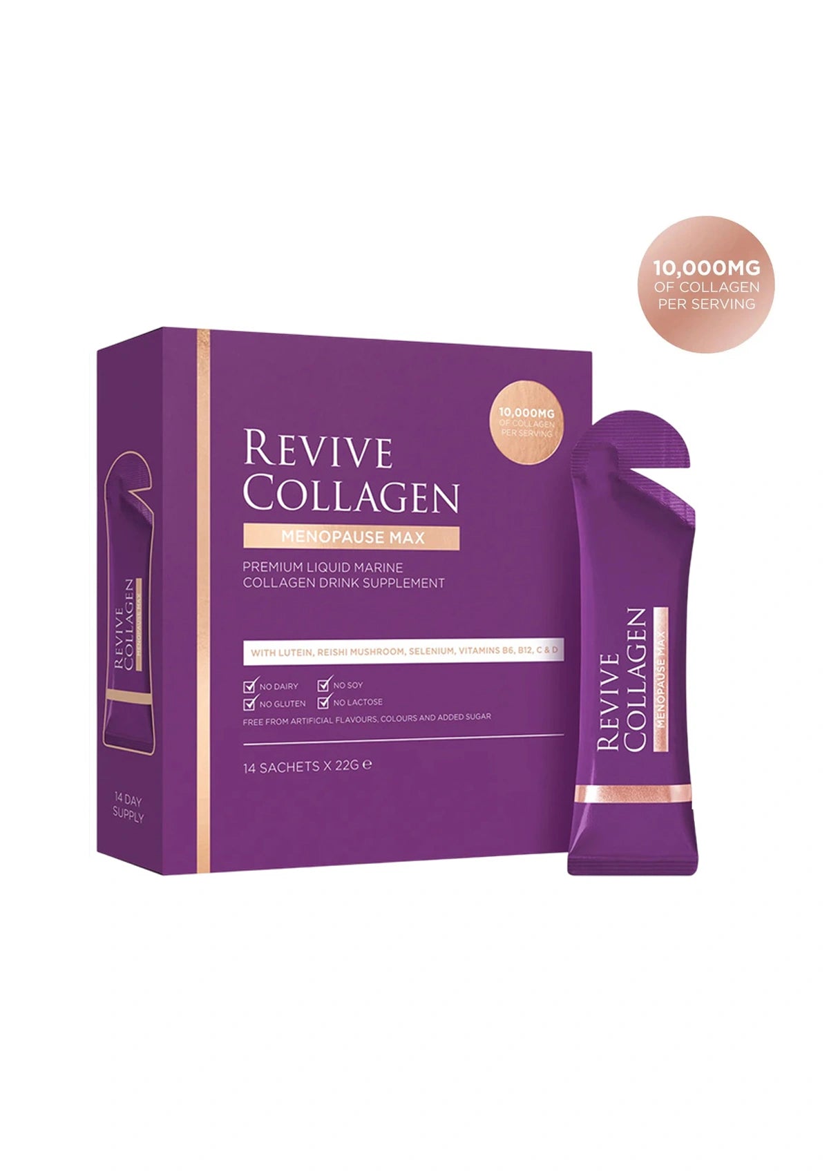 Revive Collagen supplement packaging on a white background