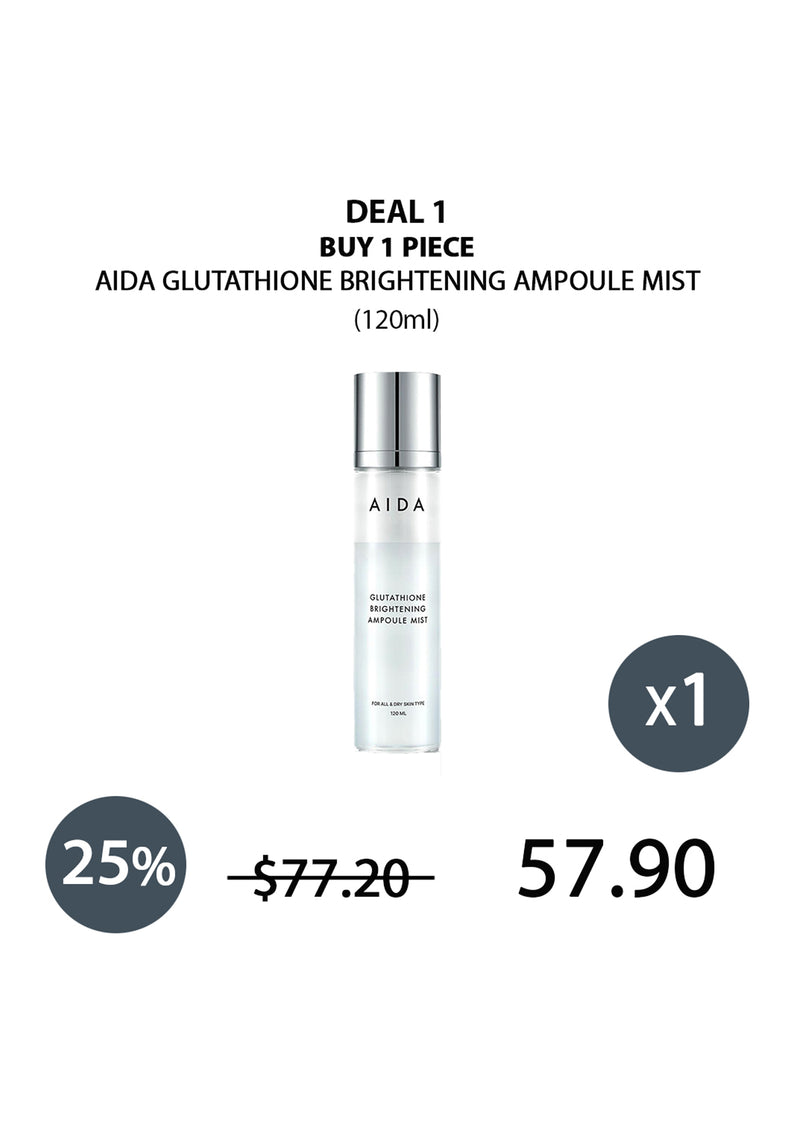 [AIDA] Glutathione Brightening Ampoule Mist 120ml