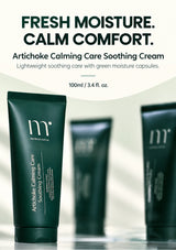 MOLVANY Artichoke Calming Care Soothing Cream 100ml for lightweight moisture