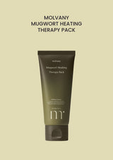 MOLVANY Mugwort Heating Therapy Pack 100g — product and packaging.