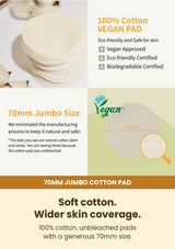 Numbuzin No.3 Soft, unbleached cotton with wider face coverage