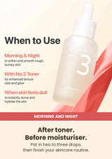 Numbuzin No.3 Apply after toner, morning and night