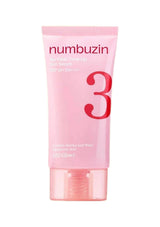 Numbuzin No.3 No Filter Tone-Up Sun Serum 50ml — 02 Glow pink tube on a clean white background