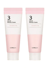 Numbuzin No.3 Velvet Beauty Cream 50ml — two 50ml tubes, buy one get one free