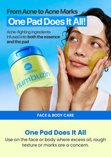 Numbuzin No.0 azela cica balancing dual pad for face and body