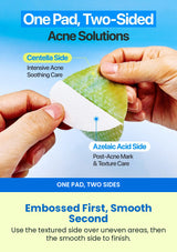 Numbuzin No.0 dual-sided toner pad with centella and azelaic acid sides