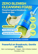 Numbuzin No.0 Zero Blemish cleansing foam for acne-prone skin
