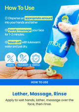 How to use Numbuzin No.0 sulfur cleansing foam