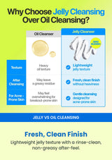 Numbuzin No.0 jelly cleansing compared with oil cleansing