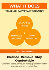 Numbuzin No.1 cleansing oil pore, makeup-removal and comfortable-rinse benefits