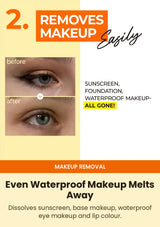 Numbuzin No.1 waterproof sunscreen, foundation and makeup removal demonstration