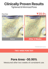 Numbuzin No.3 Skin Softening Serum pore area result after two weeks