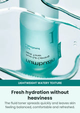 Numbuzin No.1 Pure-full Calming Herb Toner bottle and cap close-up