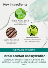 Numbuzin No.1 calming toner centella heartleaf licorice betaine panthenol ingredients