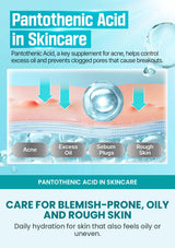 Pantothenic acid serum care for blemish-prone oily and rough skin