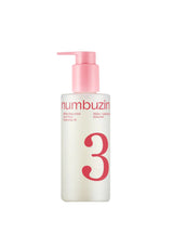 Bottle of numbuzin 3 with pink pump on a white background