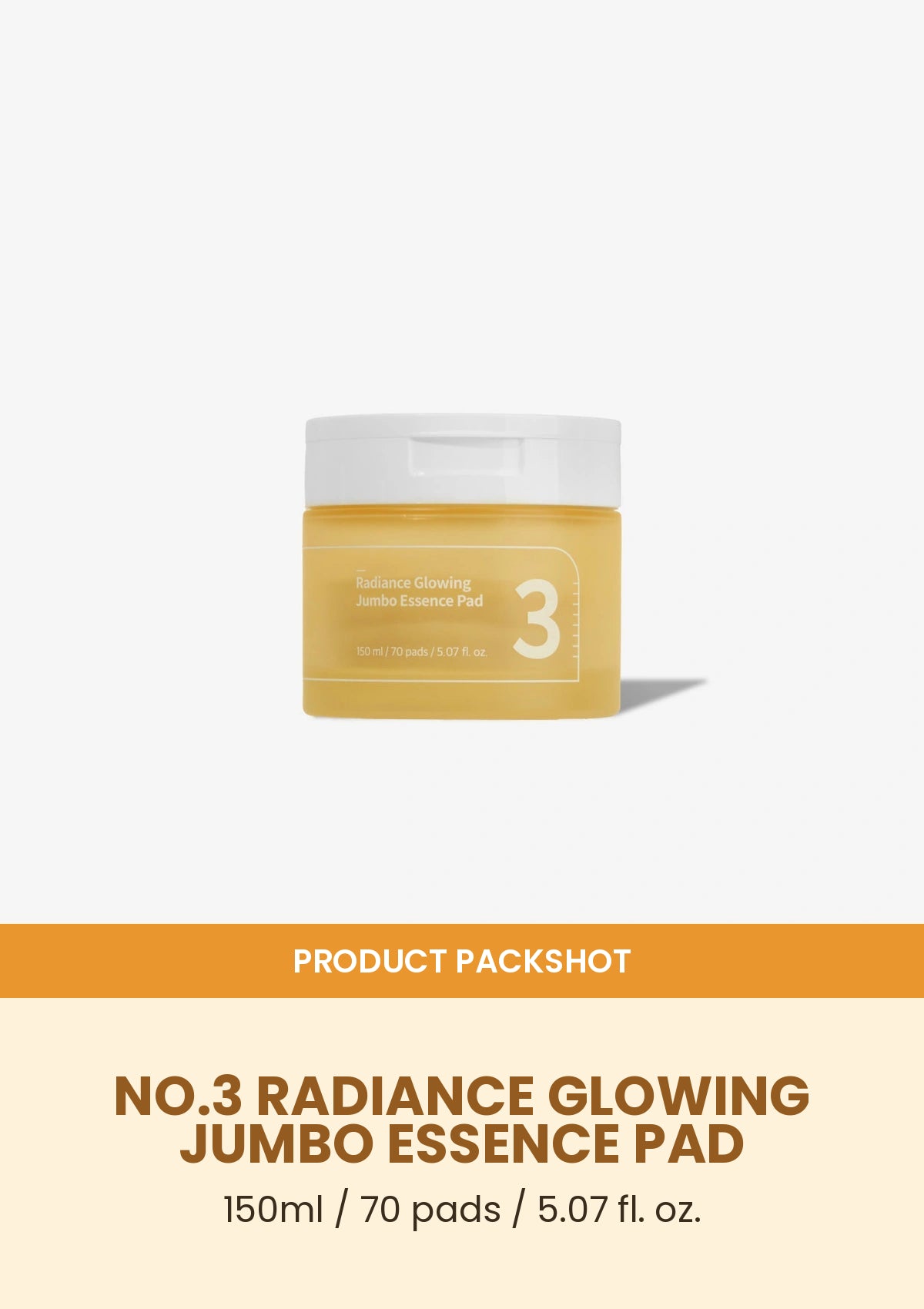 NUMBUZIN No.3 Radiance Glowing Jumbo Essence Pad source card 1 of 9