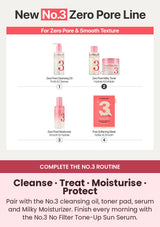 Numbuzin No.3 complete skincare routine from cleanse to sun protection