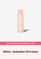 NUMBUZIN No.4 Hydrating Glow Mineral Toner 200ml clean bottle packshot