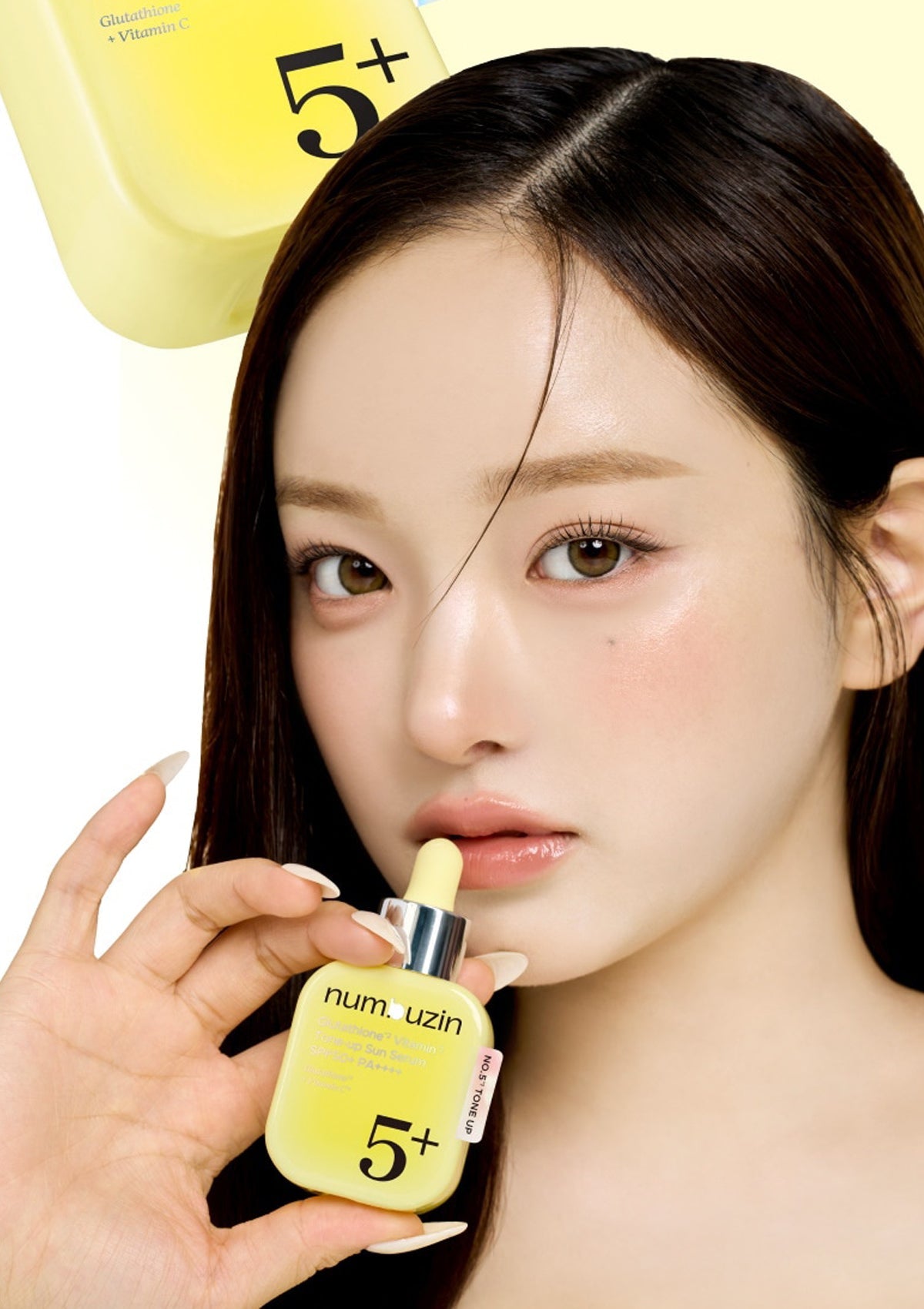 [NUMBUZIN] No.5+ Glutathione Vitamin Tone-Up Sun Serum SPF50+ PA++++ 30ml product detail image 2