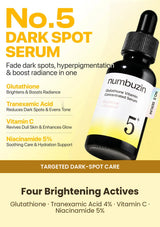 Numbuzin No.5+ serum with glutathione, tranexamic acid, vitamin C and niacinamide 5%