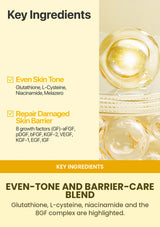 Numbuzin No.5 cream key ingredients for even tone and barrier care