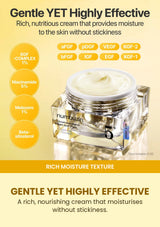 Numbuzin No.5 rich moisturising cream texture and highlighted complex