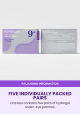 NUMBUZIN No.9 under-eye patch packaging information