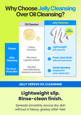Numbuzin No.0 jelly cleansing compared with oil cleansing