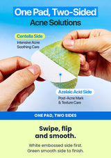 Numbuzin No.0 dual-sided toner pad with centella and azelaic acid sides