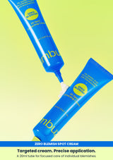 Numbuzin No.0 blue spot cream tubes and cream texture