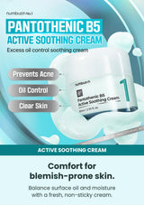 Numbuzin No.1 Pantothenic B5 Active Soothing Cream overview