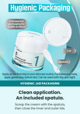 Numbuzin No.1 soothing cream hygienic jar packaging and spatula