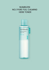 Numbuzin No.1 Pure-full Calming Herb Toner 300ml current bottle
