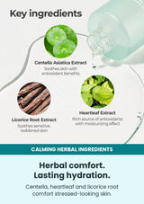 Numbuzin No.1 calming herb toner centella, heartleaf and licorice root ingredients