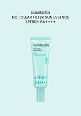 NUMBUZIN No.1 Clear Filter Sun Essence SPF50+ PA++++ 50ml, current aqua tube