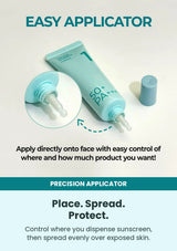 Numbuzin No.1 Clear Filter Sun Essence narrow applicator for controlled sunscreen placement